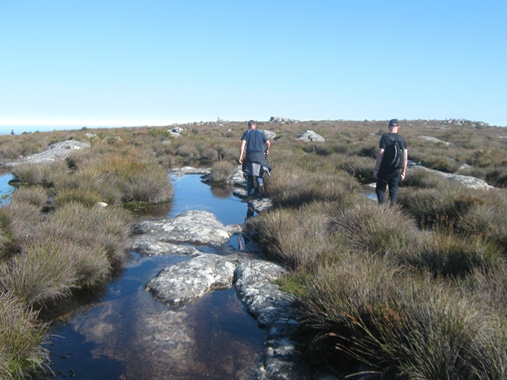 wandelen op de op tafelberg
